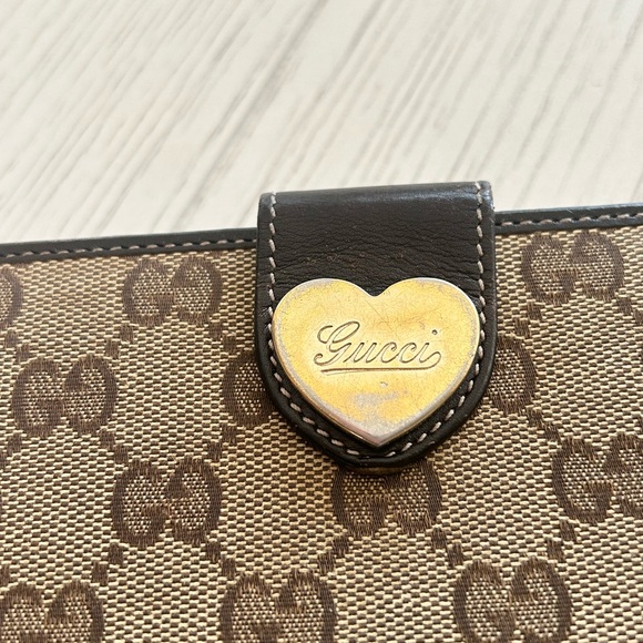 Gucci monogram canvas & leather wallet - Picture 4 of 10